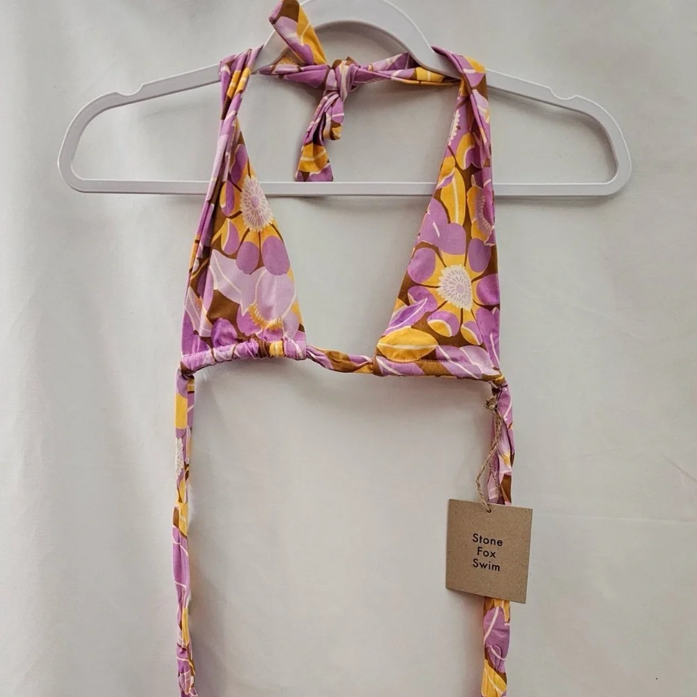 Stone Fox Swim Paloma Top Retro Bloom XS